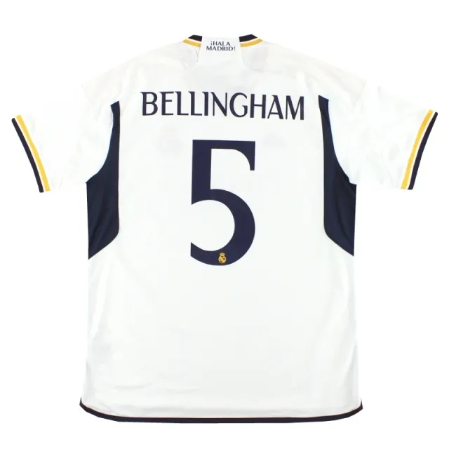 2023-24 Real Madrid adidas Home Shirt Bellingham #5 *w/tags* XL - Real Madrid / w/tags 