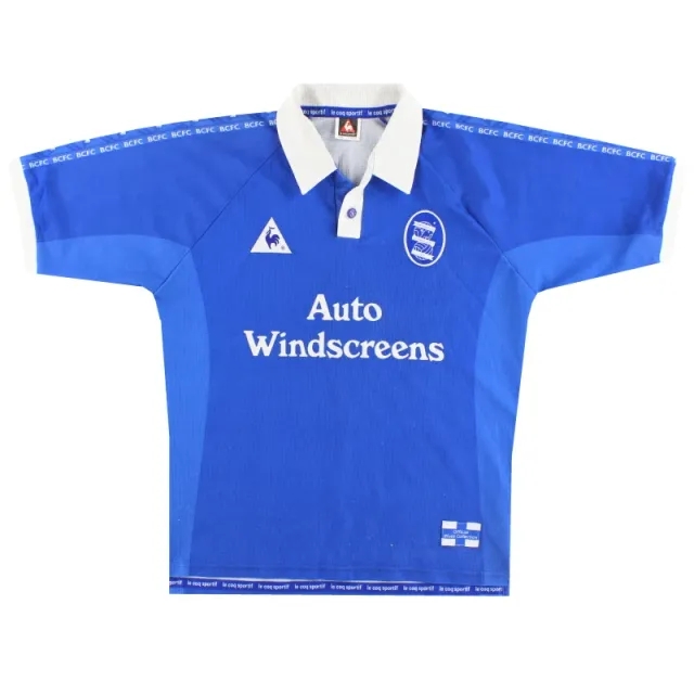 1998-99 Birmingham Le Coq Sportif Home Shirt M - Birmingham City / Excellent 