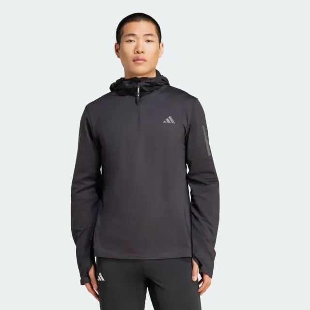 adidas Own The Run Winterized Hooded Half-Zip
