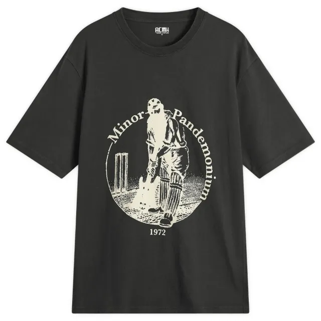 ACMH by Magic Castles Men's Minor Pandemonium World Tour T-Shirt Vintage Black