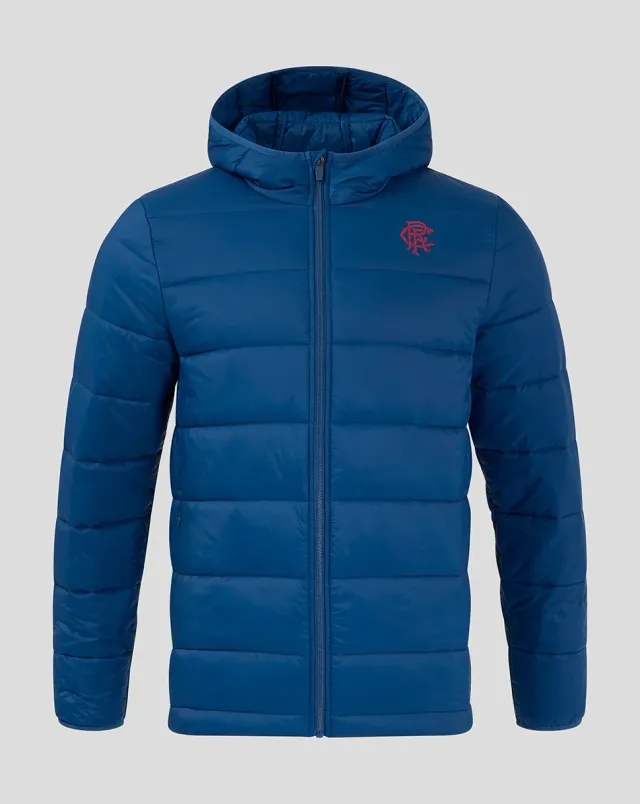 Castore Rangers Men's Core Fan Puffer Jacket - Navy