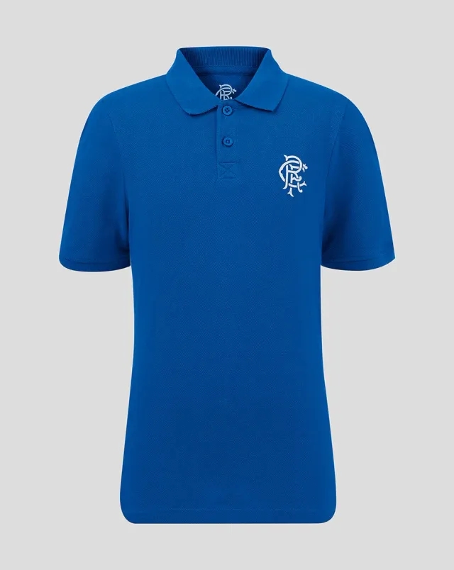 Castore Rangers Junior Core Polo - Blue
