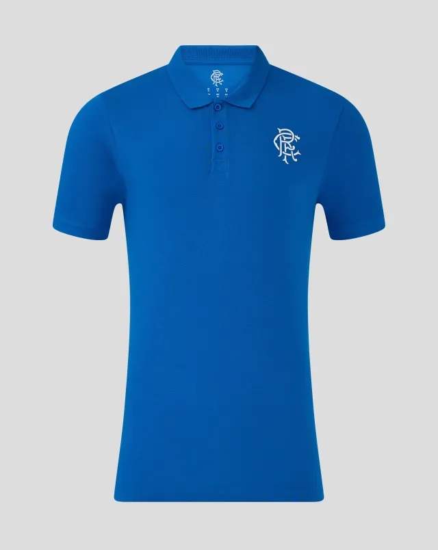 Castore Rangers Men's Core Polo Shirt - Blue