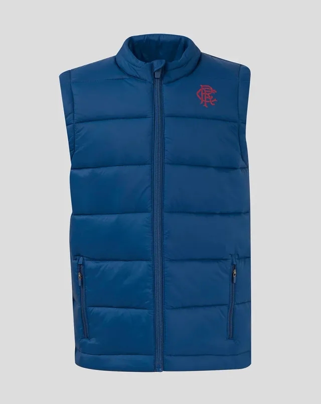 Castore Rangers Junior Core Fan Gilet - Navy