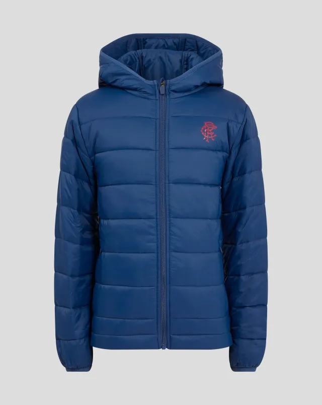 Castore Rangers Junior 24/25 Core Fan Puffer Jacket - Navy