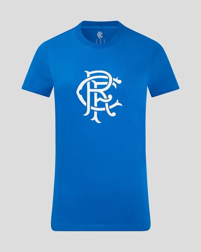 Castore Rangers Women's Core Fan Crest Top - Navy