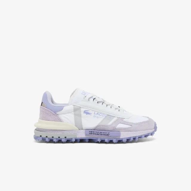 Lacoste Women's Elite Active Sneakers - White / Light Purple