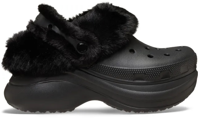 Crocs | Women | Bae Lined | Clogs | Black | 3
