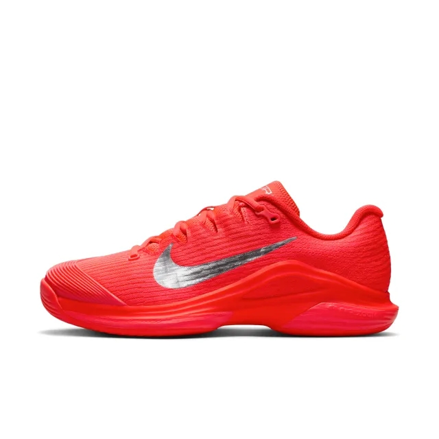 Nike Vapor 12 Premium Women's Hard Court Tennis Shoes - Bright Crimson