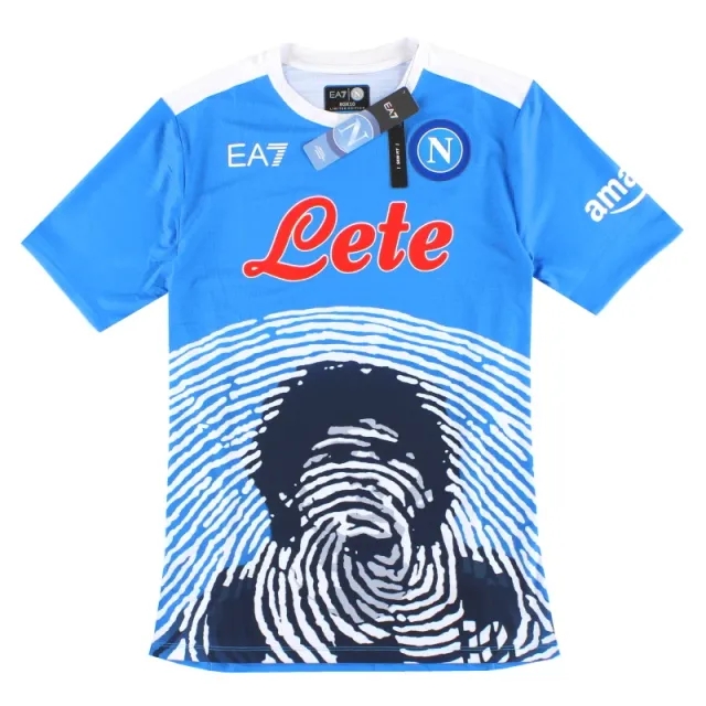 2021-22 Napoli EA7 'Special Maradona' Shirt *BNIB* - Napoli / BNIB 