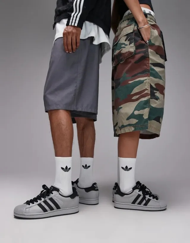 Sneakers Adidas Superstar Ii Grey Two/ Core Black/ Grey Two Eur 44