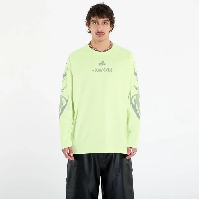 T-Shirt Adidas Adilenium Season 4 Teamgeist Graphic Long Sleeve T-Shirt Almost Lime L