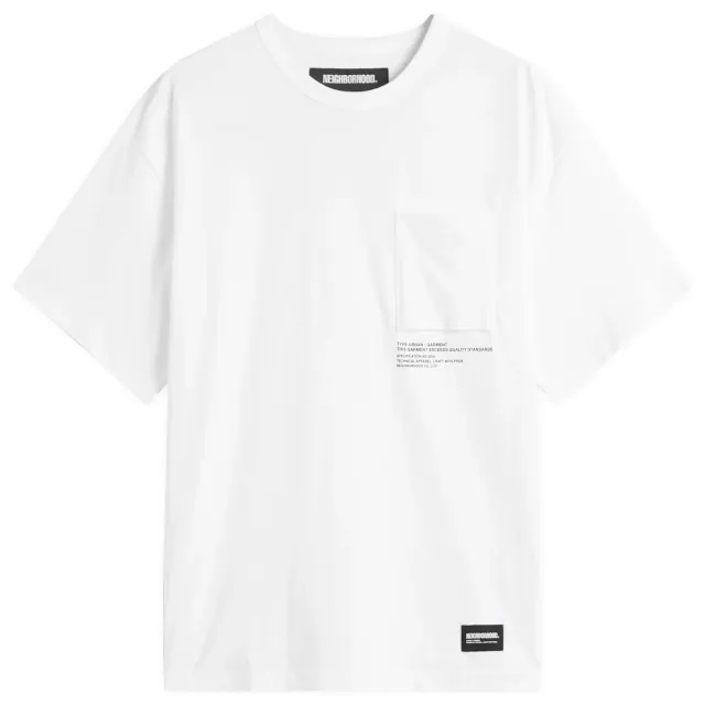 Neighborhood Men's Sheltech Pocket T-Shirt White