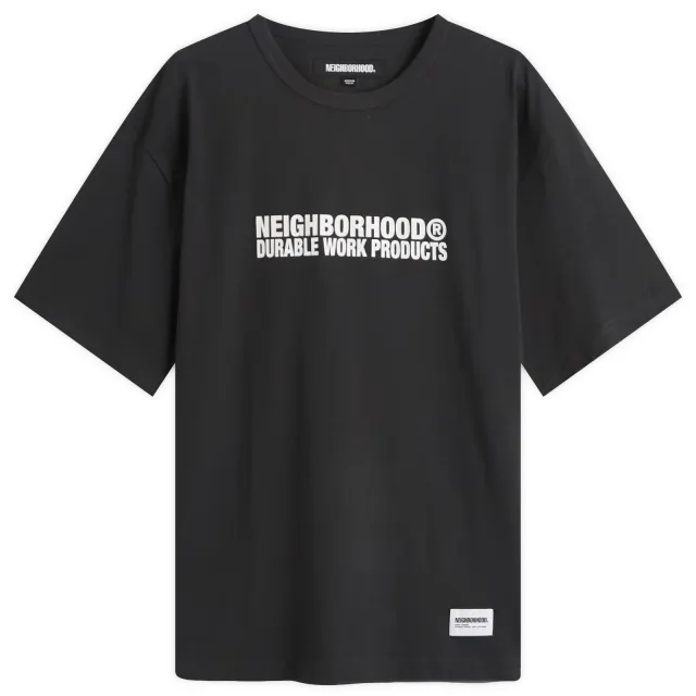 Neighborhood Men's Sheltech Logo T-Shirt Black