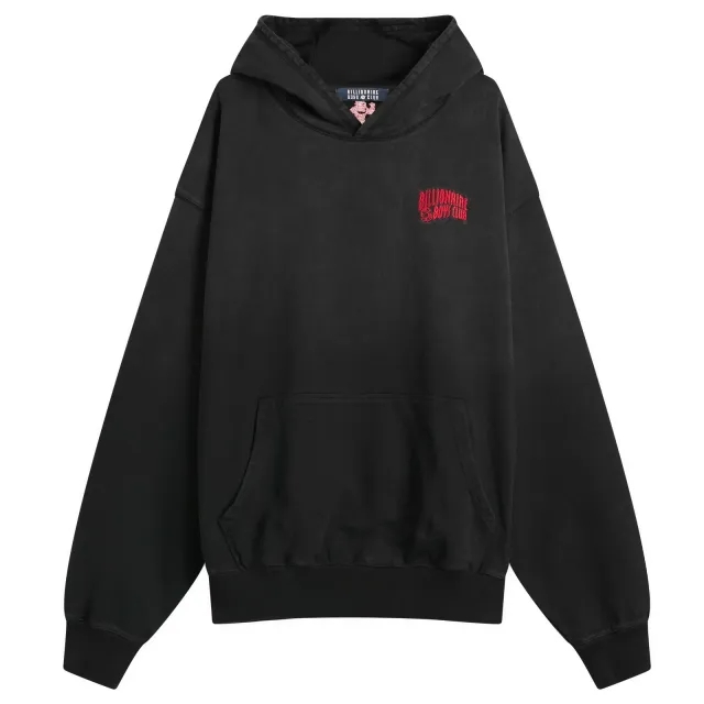 Billionaire Boys Club Men's Small Arch Logo Oversized Hoodie Washed Black