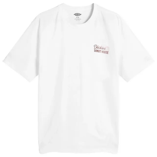 Dickies Men's Donut House T-Shirt White