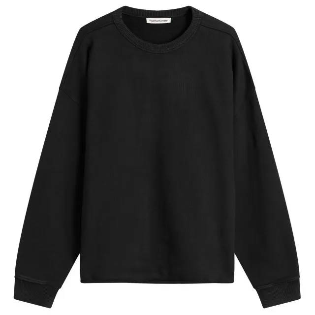 YMC Men's Studio Crew Sweatshirt Black