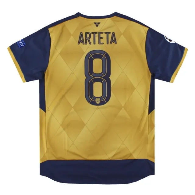 2015-16 Arsenal Puma Away Shirt Arteta #8 L - Arsenal / Excellent 