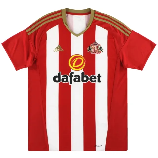 2016-17 Sunderland adidas Home Shirt *Mint* M - Sunderland / Mint 