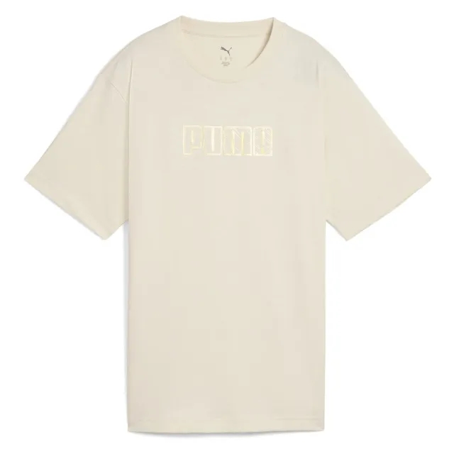 Puma Maximal Metallic Relaxed Fit Short Sleeve T-shirt