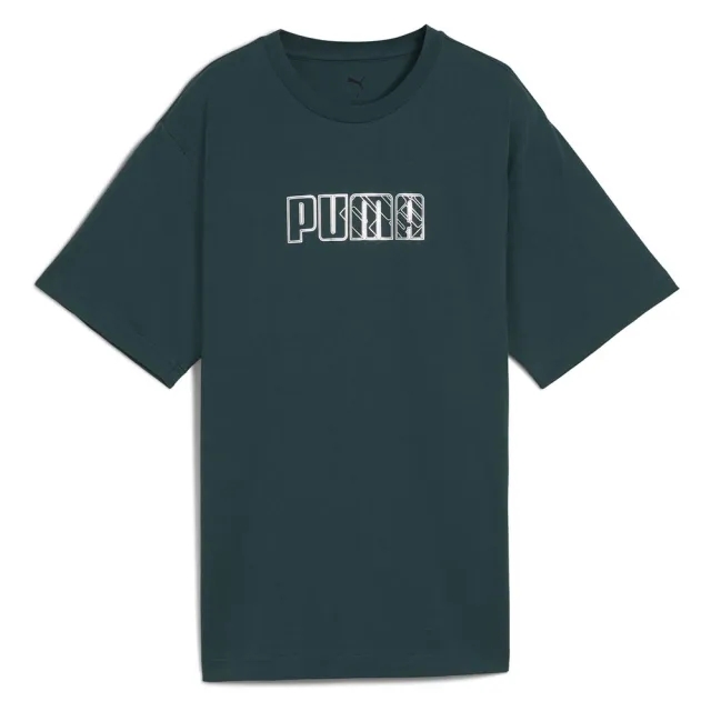 Puma Maximal Metallic Relaxed Fit Short Sleeve T-shirt