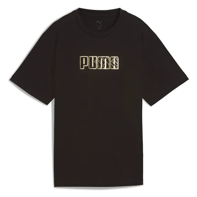 Puma Maximal Metallic Relaxed Fit Short Sleeve T-shirt