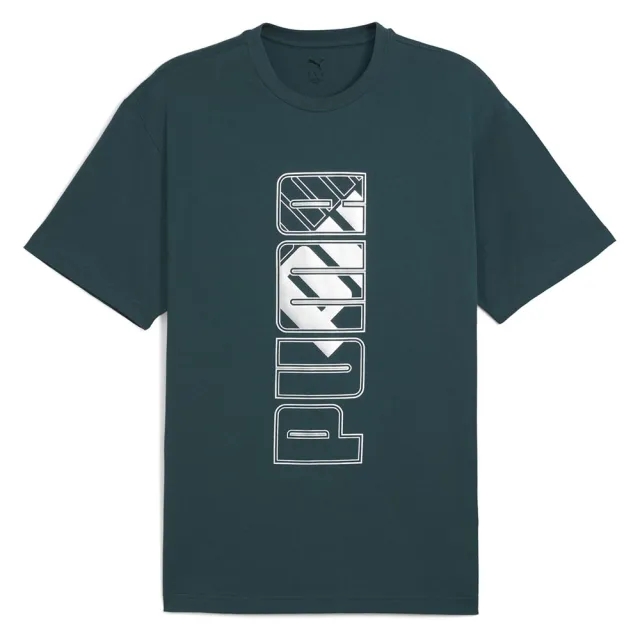 Puma Maximal Metallic Relaxed Fit Short Sleeve T-shirt