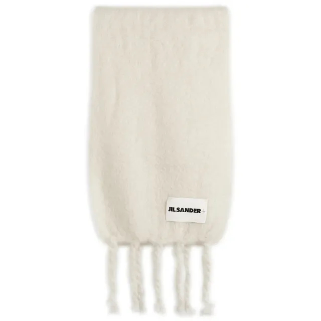 Jil Sander+ Women's Plain Scarf White