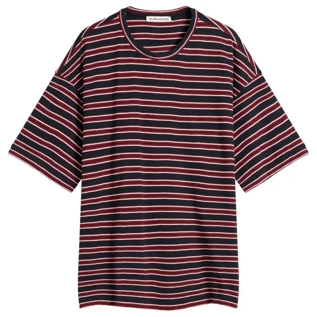YMC Men's Triple Stripe T-Shirt Multi