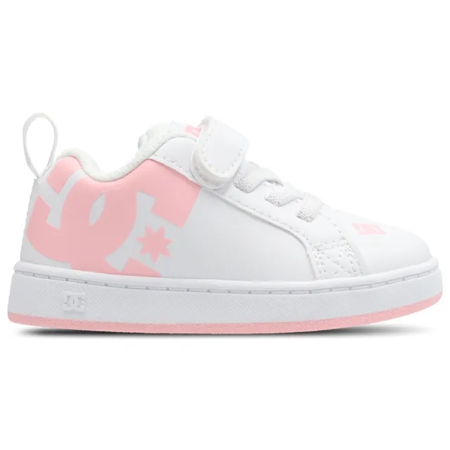 DC Sneakers Court Graffik Baby Shoes - White