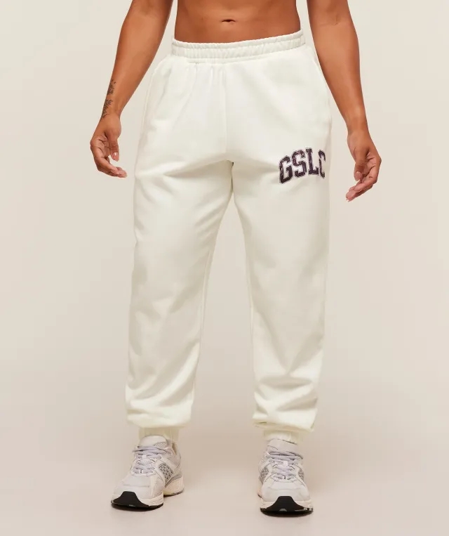  GSLC Lifting Club Cuffed Joggers - Soft White
