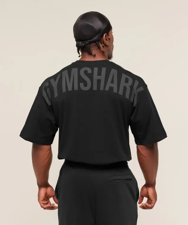  Power T-Shirt - Black/Asphalt Grey