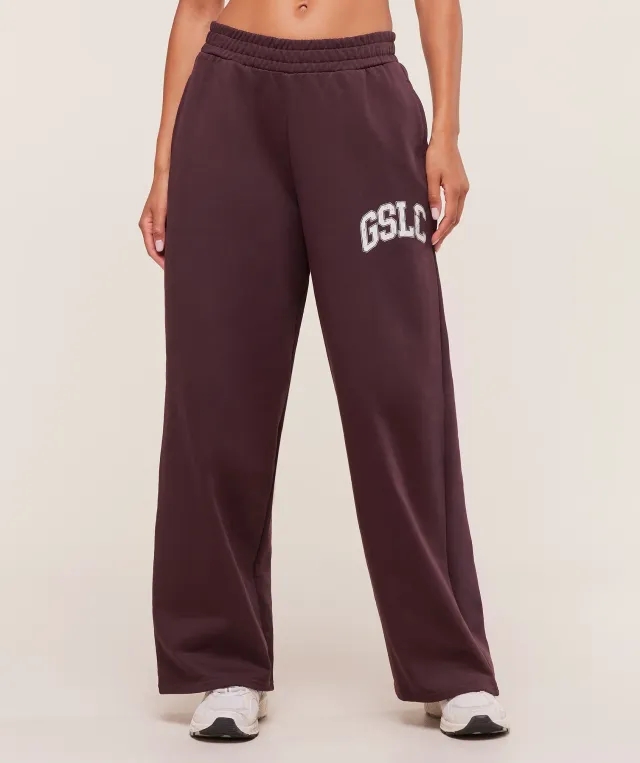  GSLC Lifting Club Straight Leg Joggers - Cherry Purple