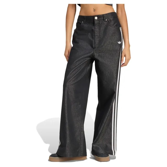 Pants Adidas Adilenium Season 4 Teamgeist Baggy Shine Denim Joggers Black 25