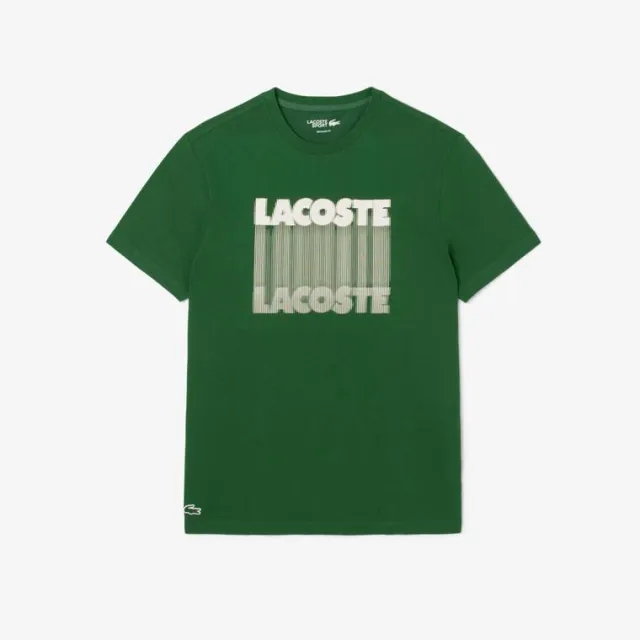 Lacoste Ultra Dry Printed Sport T-shirt - Pine Green