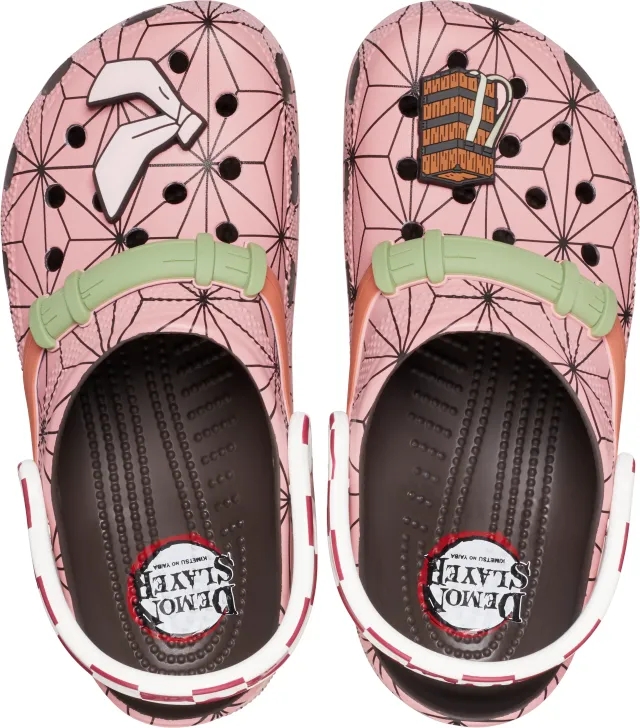 Crocs | Unisex | Classic Demon Slayer Nezuko | Clogs | Espresso | W4/M3