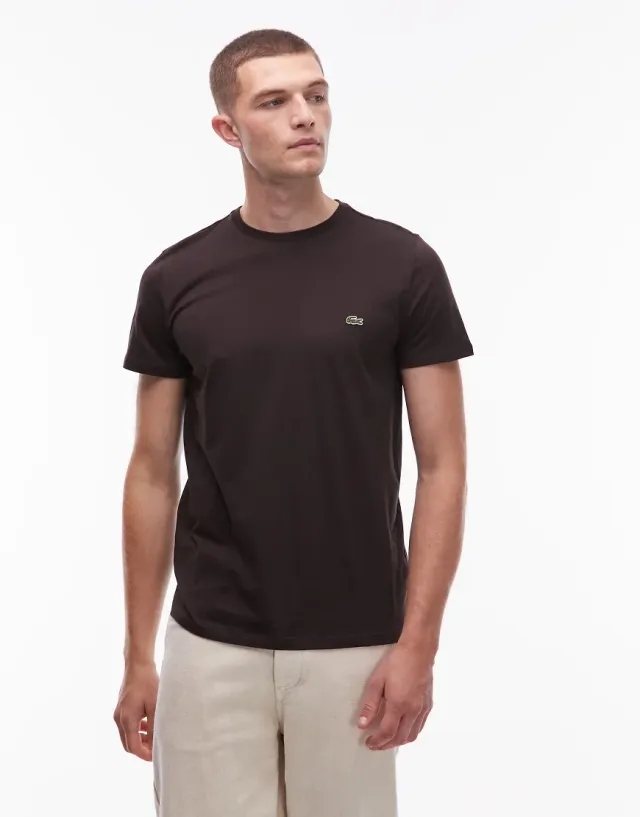 Lacoste Cotton Pima T-shirt - Brown