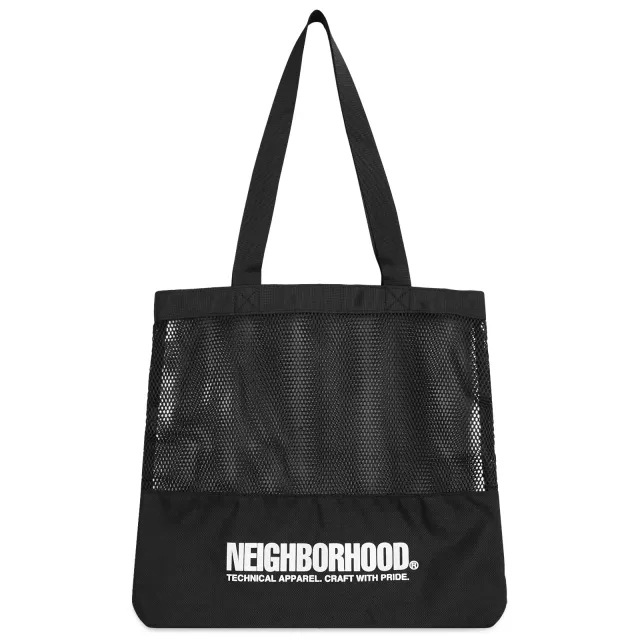 Neighborhood Men's Mesh Tote Bag Black