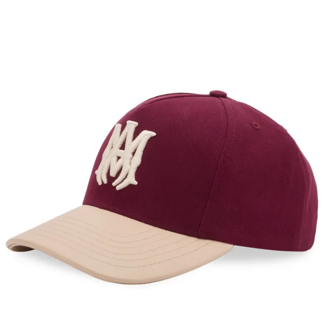 AMIRI Men's Two Tone Canvas Hat Wine