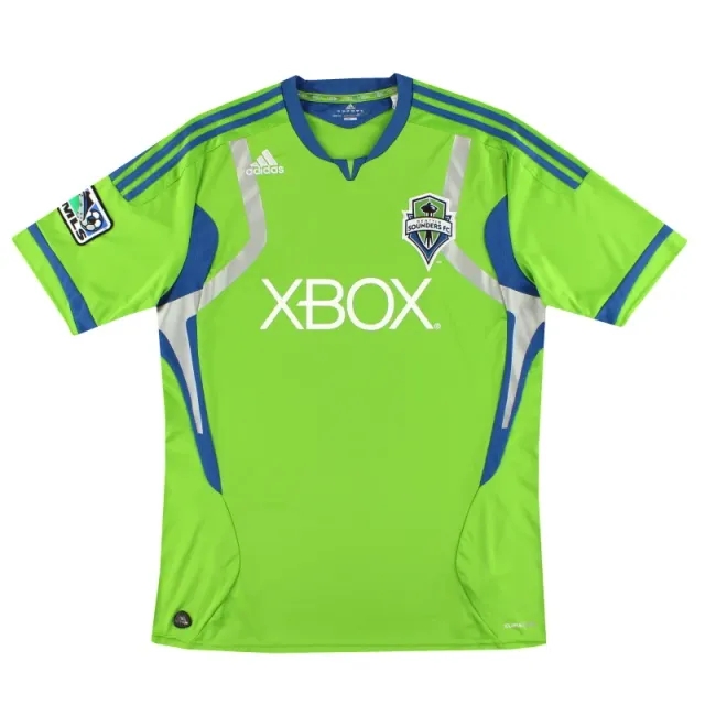 2010-11 Seattle Sounders adidas Home Shirt *Mint* L - USA Soccer Clubs / Mint 