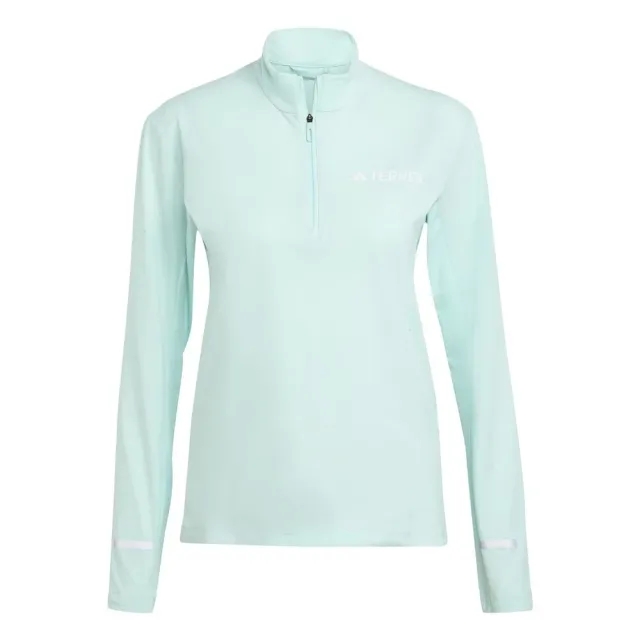 adidas Terrex XPR Half-Zip Running Shirt Women - Turquoise