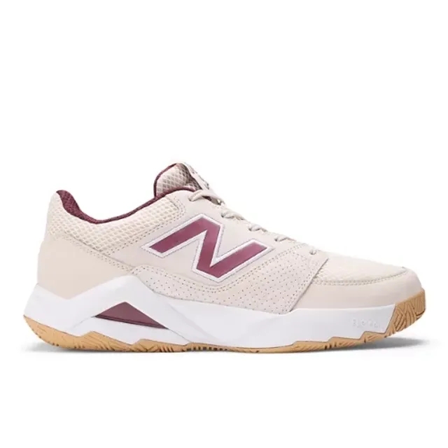 New Balance Men's Coco Delray in Beige/Red Synthetic