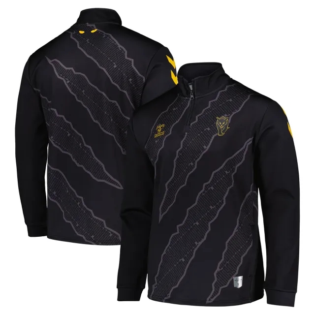 Sunderland Hummel Third Pre-Match Half Zip - Black