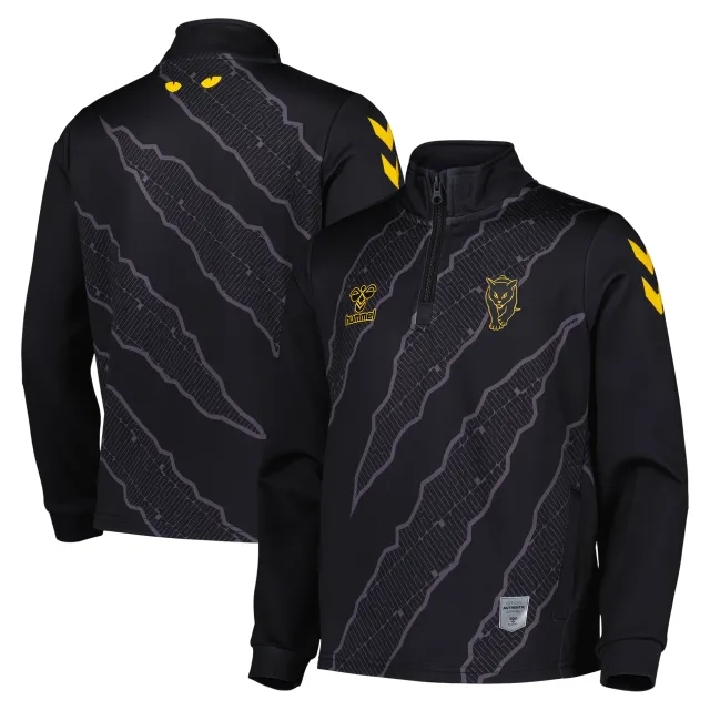 Sunderland Hummel Third Pre-Match Half Zip - Black - Kids