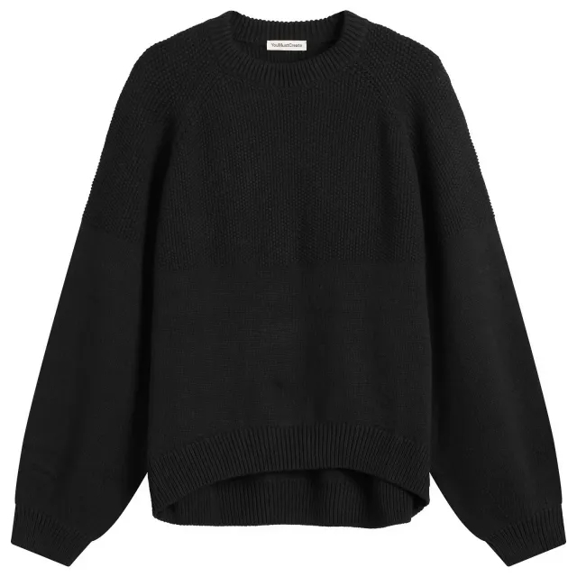 YMC Women's Bellow Sleeve Knit Black