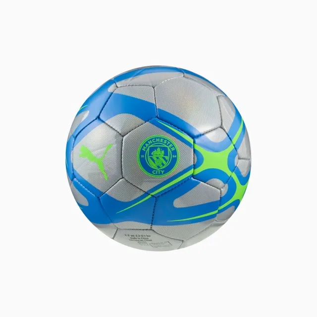 PUMA Manchester City Culture Mini Football, Hyperlink Blue/Pro Green