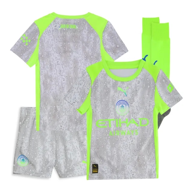PUMA Manchester City 25/26 Third Minikit Kids, Cool Weather/Pro Green, size 2-3 Months