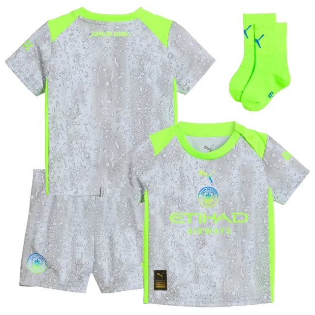 PUMA Manchester City 25/26 Third Babykit Toddlers, Cool Weather/Pro Green, size 1-2 Youth