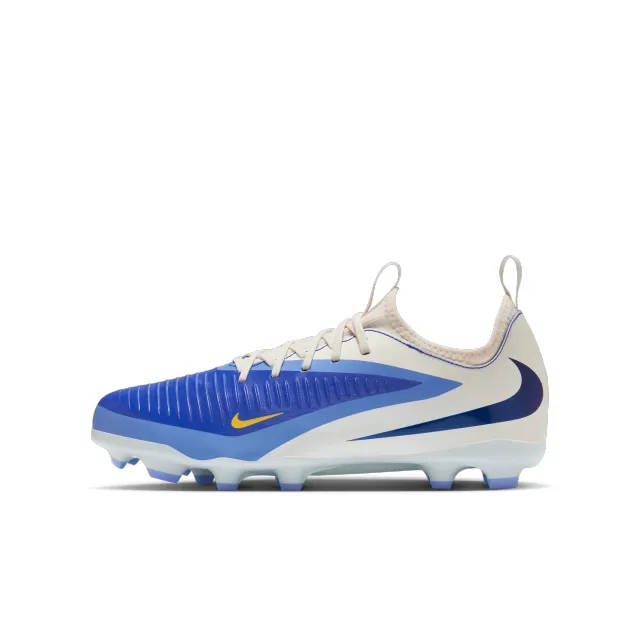 Nike Jr. Phantom 6 Low Academy LV8 Multi-Ground Football Boot - Blue