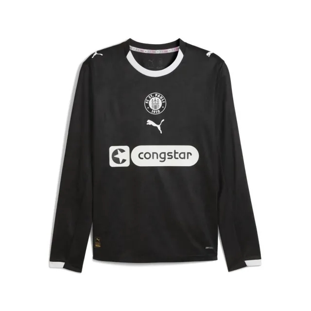 St. Pauli 3Rd Shirt 2025/26 Long Sleeves - ['Black']